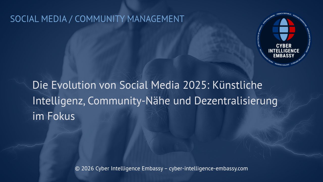 Die Evolution von Social Media 2025: Künstliche Intelligenz, Community-Nähe und Dezentralisierung im Fokus