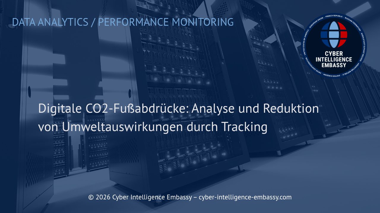 Digitale CO2-Fußabdrücke: Analyse und Reduktion von Umweltauswirkungen durch Tracking
