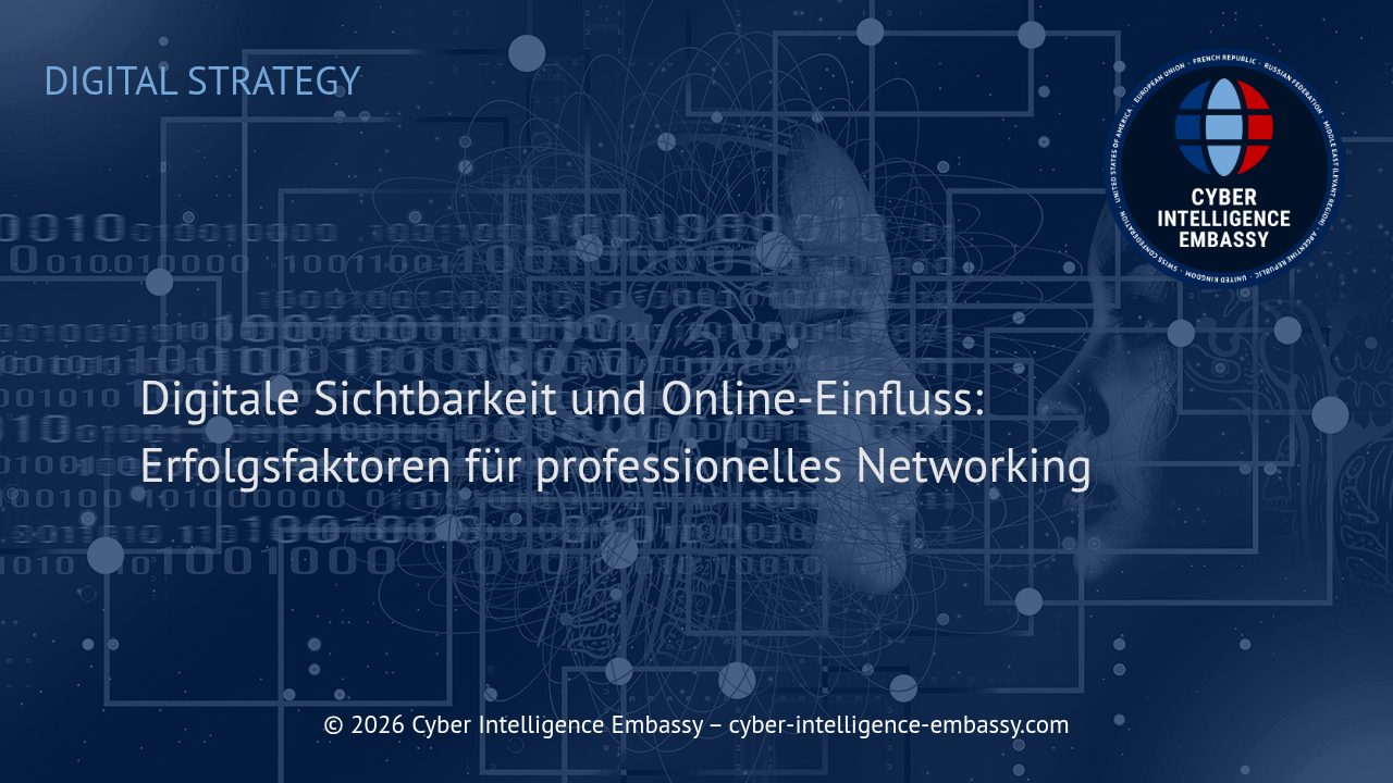 Digitale Sichtbarkeit und Online-Einfluss: Erfolgsfaktoren für professionelles Networking