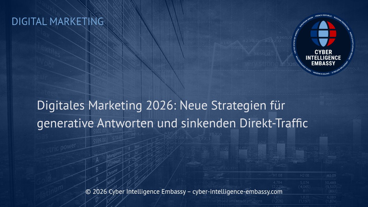 Digitales Marketing 2026: Neue Strategien für generative Antworten und sinkenden Direkt-Traffic