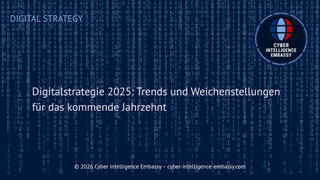 Digitalstrategie 2025: Trends und Weichenstellungen für das kommende Jahrzehnt