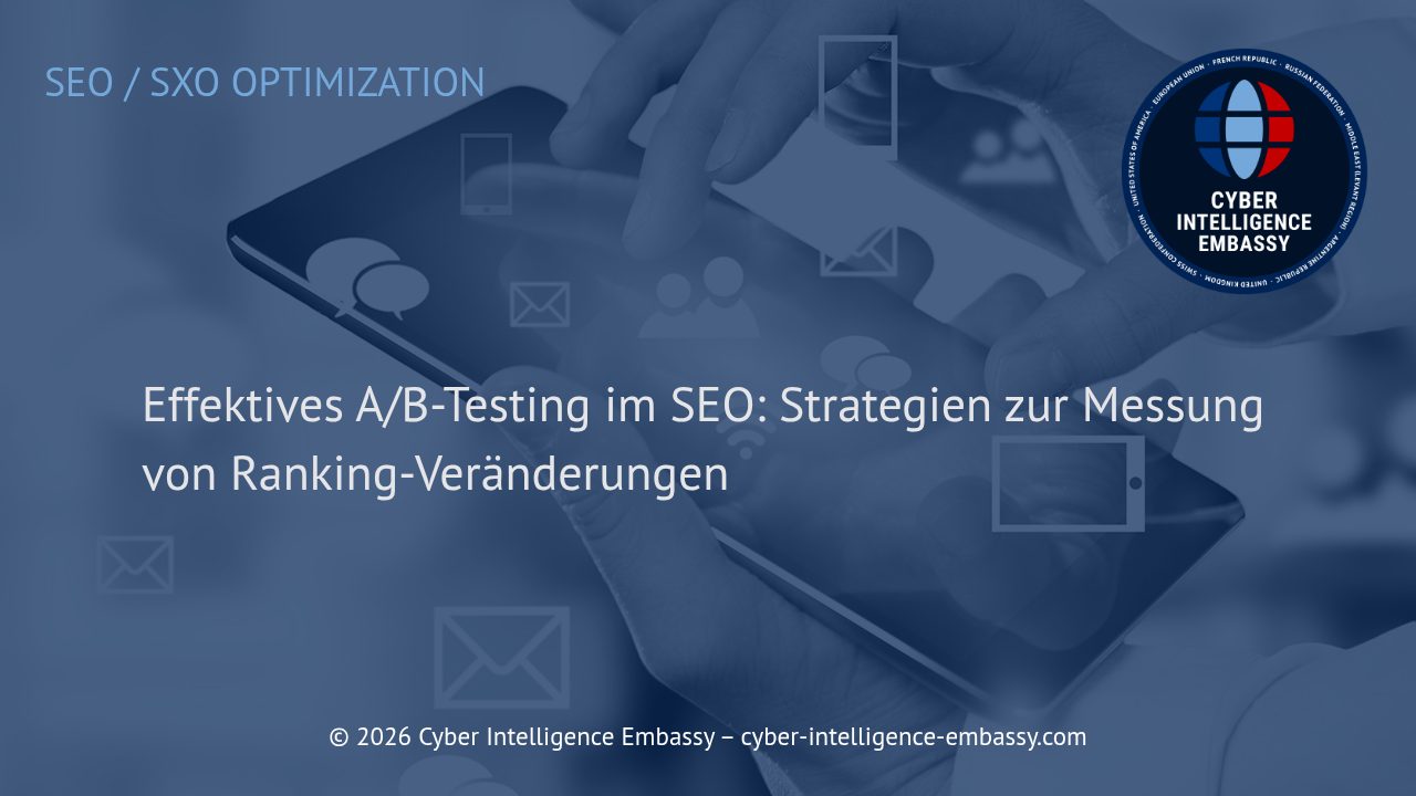 Effektives A/B-Testing im SEO: Strategien zur Messung von Ranking-Veränderungen