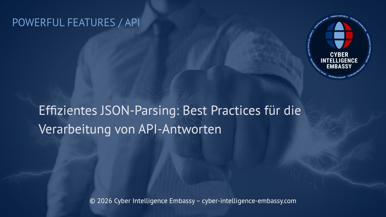 Effizientes JSON-Parsing: Best Practices für die Verarbeitung von API-Antworten
