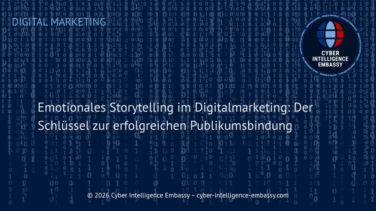 Emotionales Storytelling im Digitalmarketing: Der Schlüssel zur erfolgreichen Publikumsbindung
