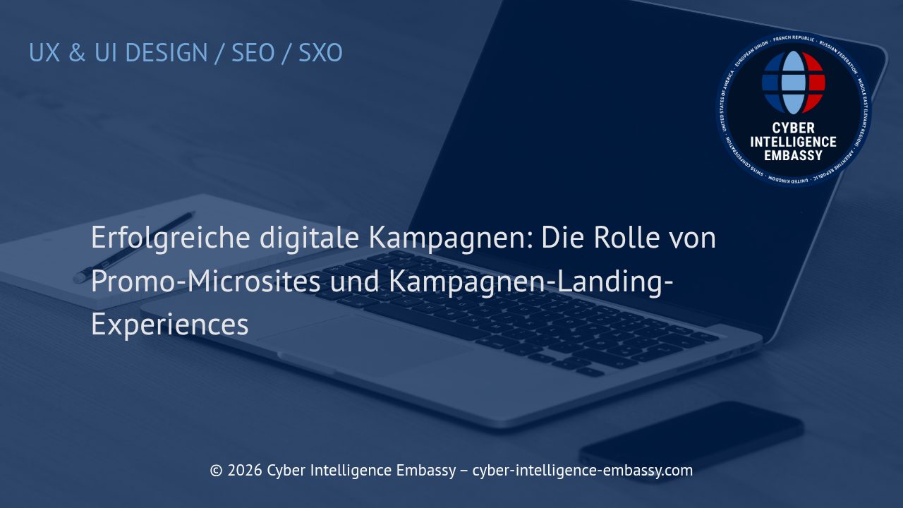 Erfolgreiche digitale Kampagnen: Die Rolle von Promo-Microsites und Kampagnen-Landing-Experiences