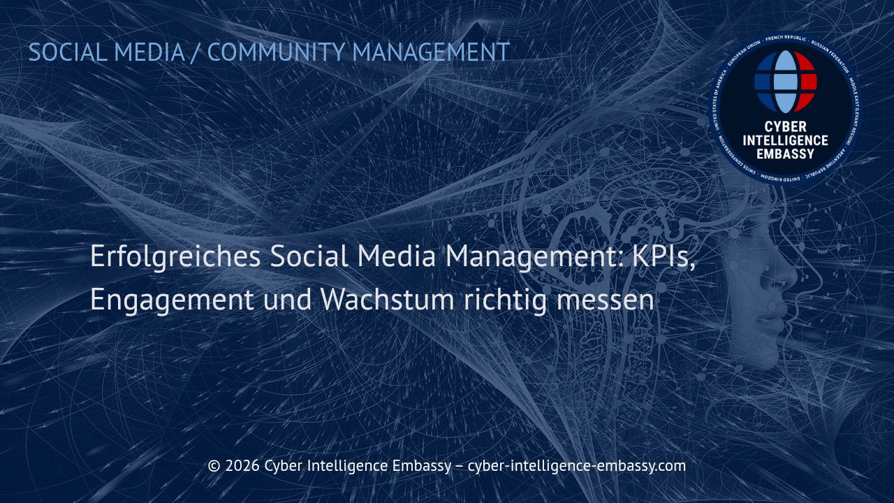 Erfolgreiches Social Media Management: KPIs, Engagement und Wachstum richtig messen