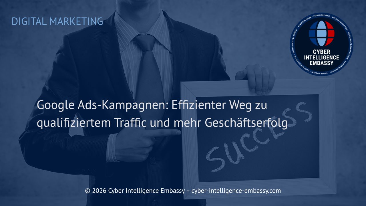 Google Ads-Kampagnen: Effizienter Weg zu qualifiziertem Traffic und mehr Geschäftserfolg