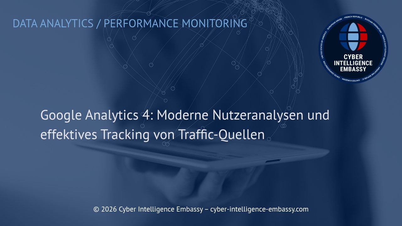 Google Analytics 4: Moderne Nutzeranalysen und effektives Tracking von Traffic-Quellen