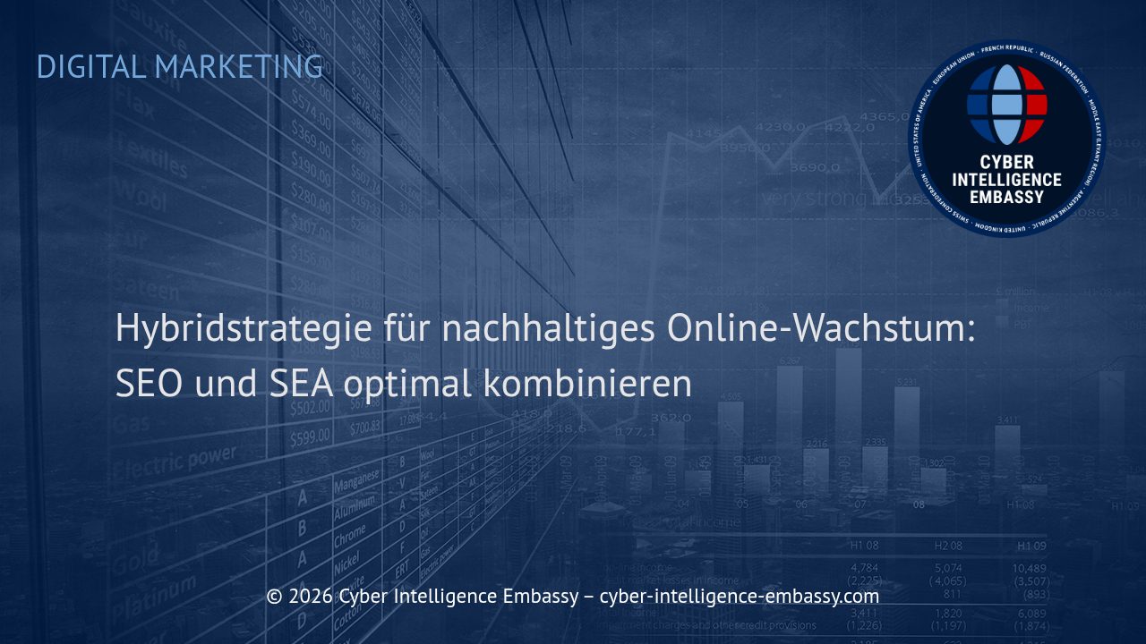 Hybridstrategie für nachhaltiges Online-Wachstum: SEO und SEA optimal kombinieren