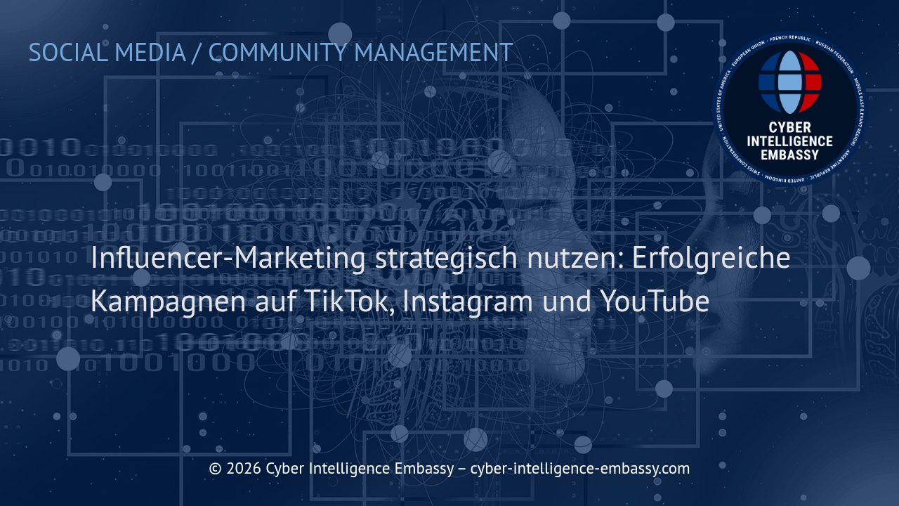 Influencer-Marketing strategisch nutzen: Erfolgreiche Kampagnen auf TikTok, Instagram und YouTube