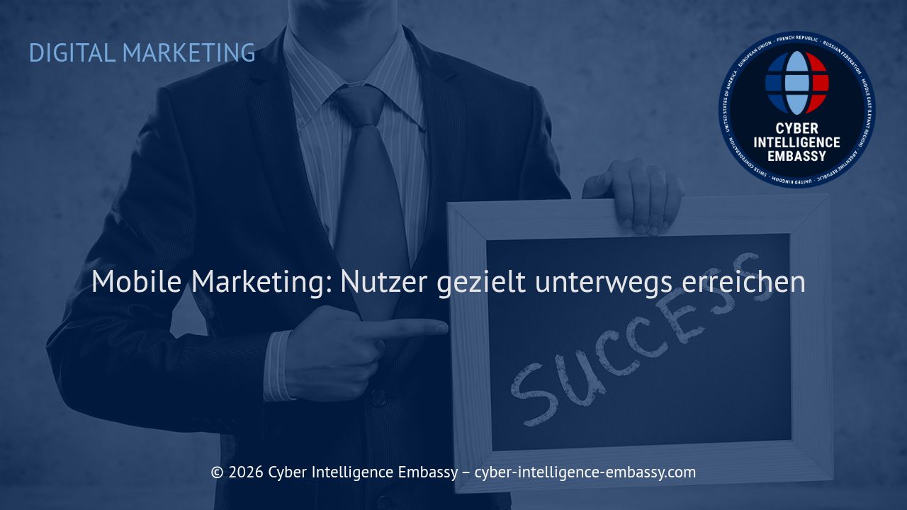 Mobile Marketing: Nutzer gezielt unterwegs erreichen
