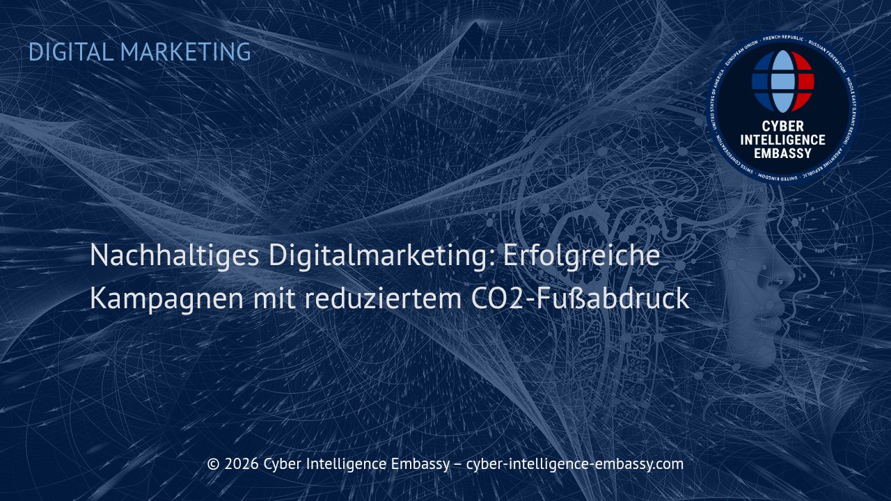 Nachhaltiges Digitalmarketing: Erfolgreiche Kampagnen mit reduziertem CO2-Fußabdruck