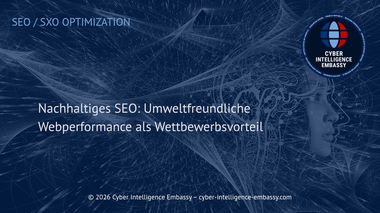 Nachhaltiges SEO: Umweltfreundliche Webperformance als Wettbewerbsvorteil