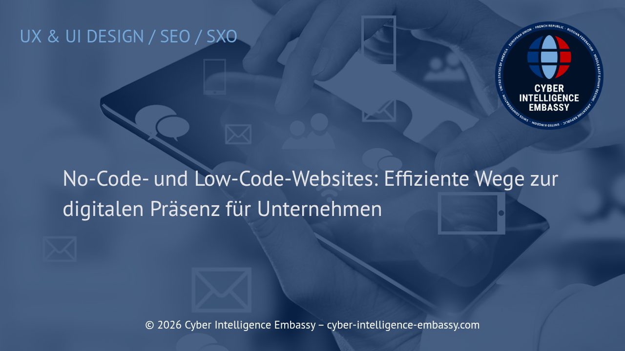 No-Code- und Low-Code-Websites: Effiziente Wege zur digitalen Präsenz für Unternehmen