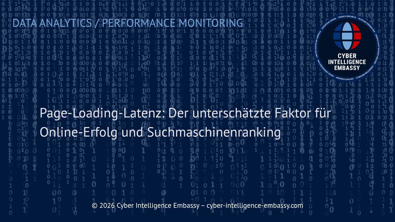 Page-Loading-Latenz: Der unterschätzte Faktor für Online-Erfolg und Suchmaschinenranking