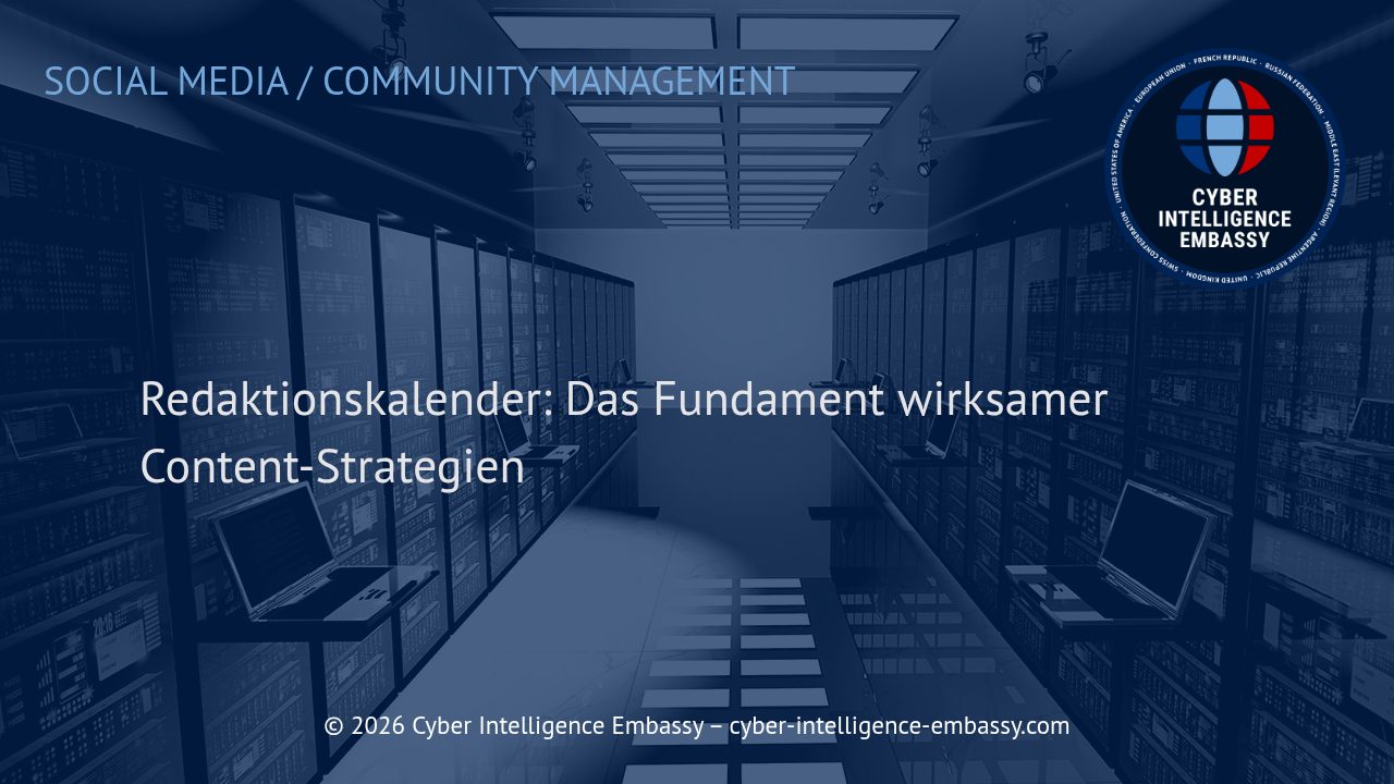 Redaktionskalender: Das Fundament wirksamer Content-Strategien