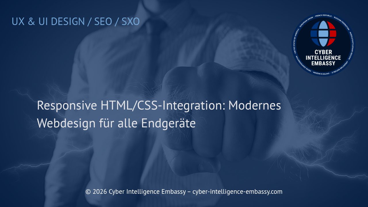 Responsive HTML/CSS-Integration: Modernes Webdesign für alle Endgeräte