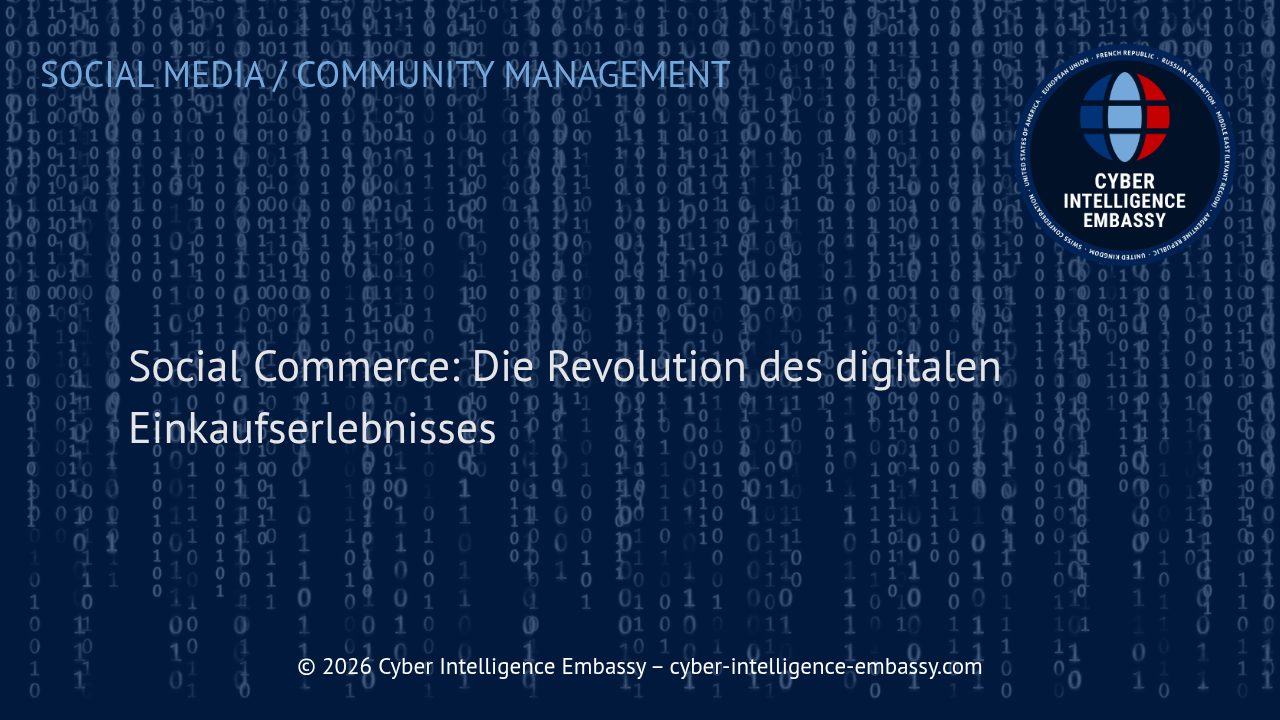 Social Commerce: Die Revolution des digitalen Einkaufserlebnisses