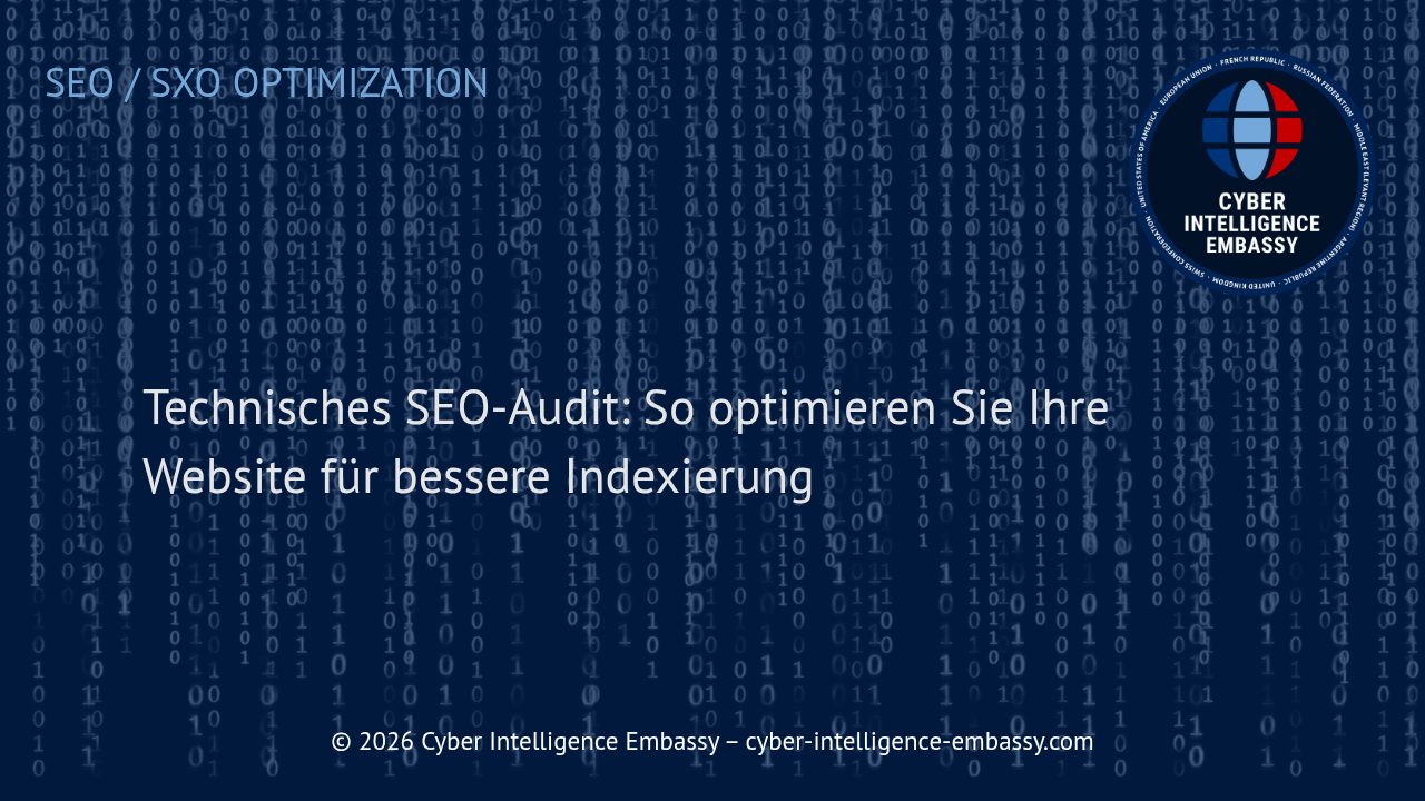 Technisches SEO-Audit: So optimieren Sie Ihre Website für bessere Indexierung