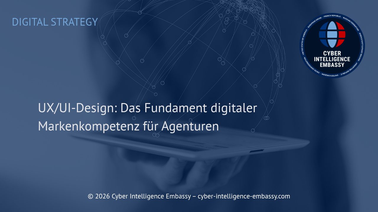 UX/UI-Design: Das Fundament digitaler Markenkompetenz für Agenturen