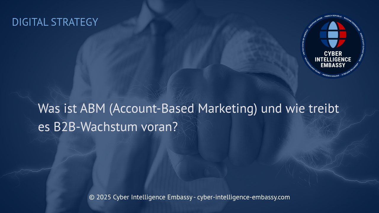 Account-Based Marketing: Der Schlüssel zu nachhaltigem B2B-Wachstum