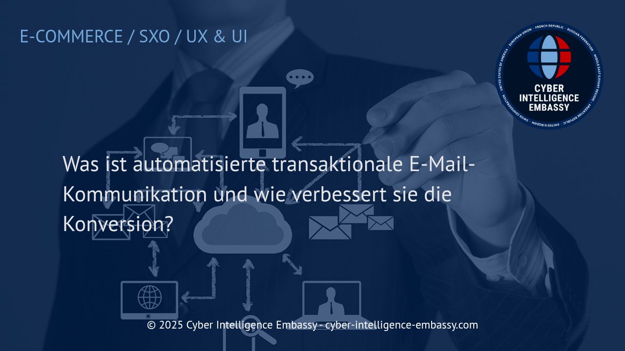 Automatisierte transaktionale E-Mail-Kommunikation: Effizienzsteigerung und Konversionsoptimierung im digitalen Geschäftsalltag