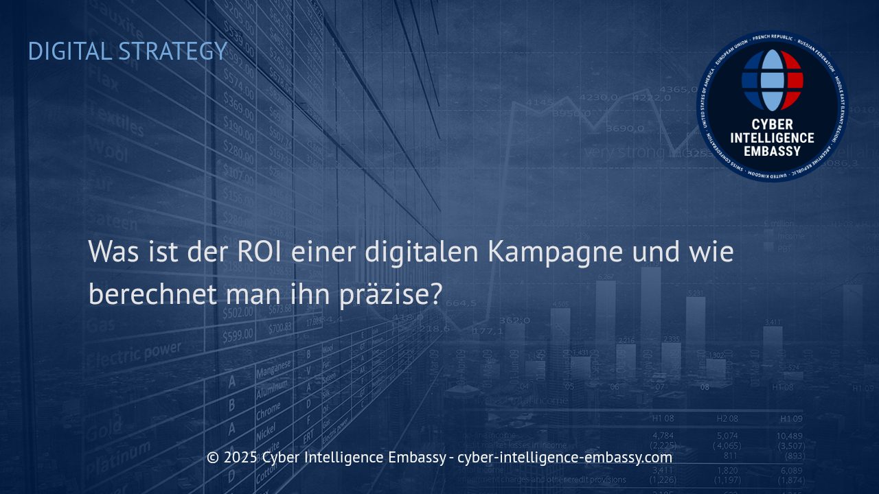 Den ROI digitaler Kampagnen verstehen und präzise berechnen