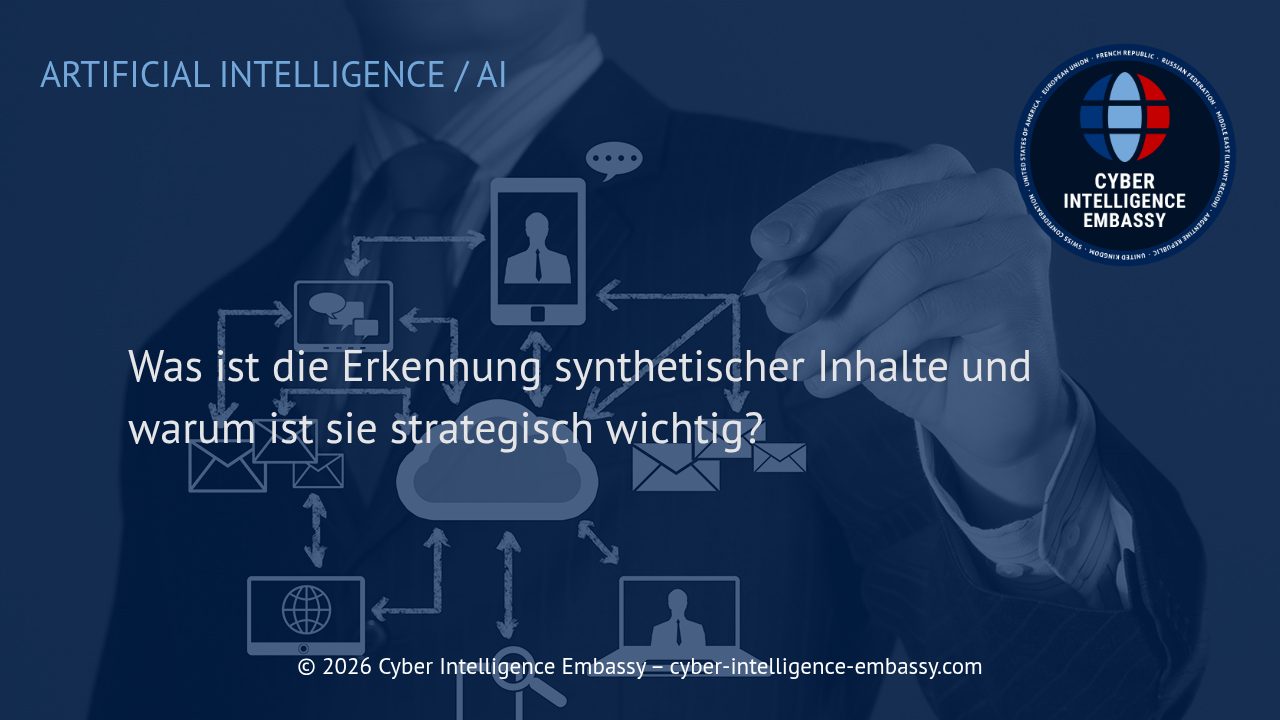 Was ist die Erkennung synthetischer Inhalte und warum ist sie strategisch wichtig?
