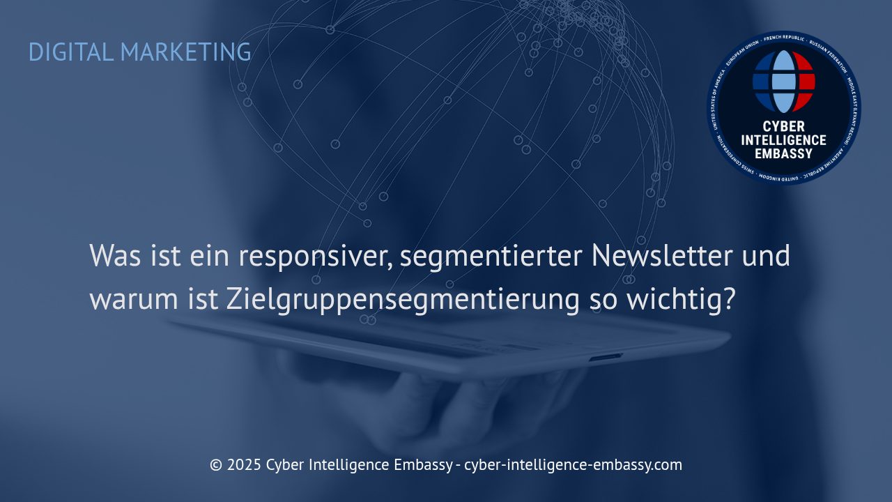 Erfolgreiches E-Mail-Marketing: Wie responsiv segmentierte Newsletter die Zielgruppe erreichen