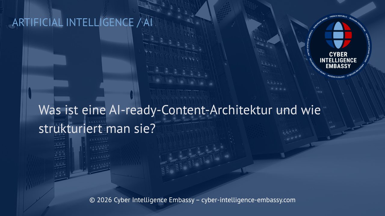 Was ist eine AI-ready-Content-Architektur und wie strukturiert man sie?