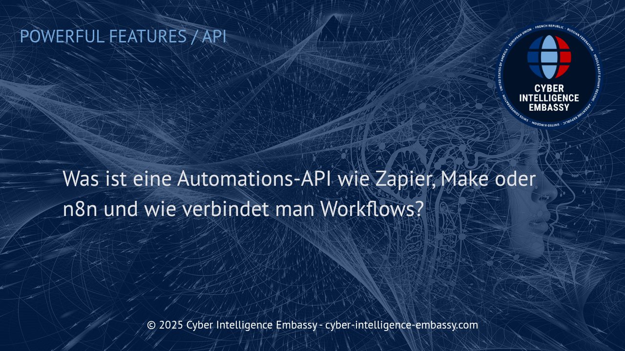 Automations-APIs wie Zapier, Make und n8n: Effiziente Workflow-Verknüpfung für Unternehmen