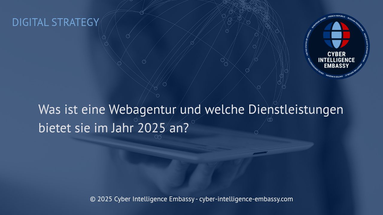 Moderne Webagenturen 2025: Dienstleistungen und Schlüsselkompetenzen im Überblick