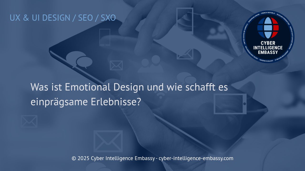 Emotional Design: Wie gezielte Gestaltung nachhaltige Nutzererfahrungen schafft