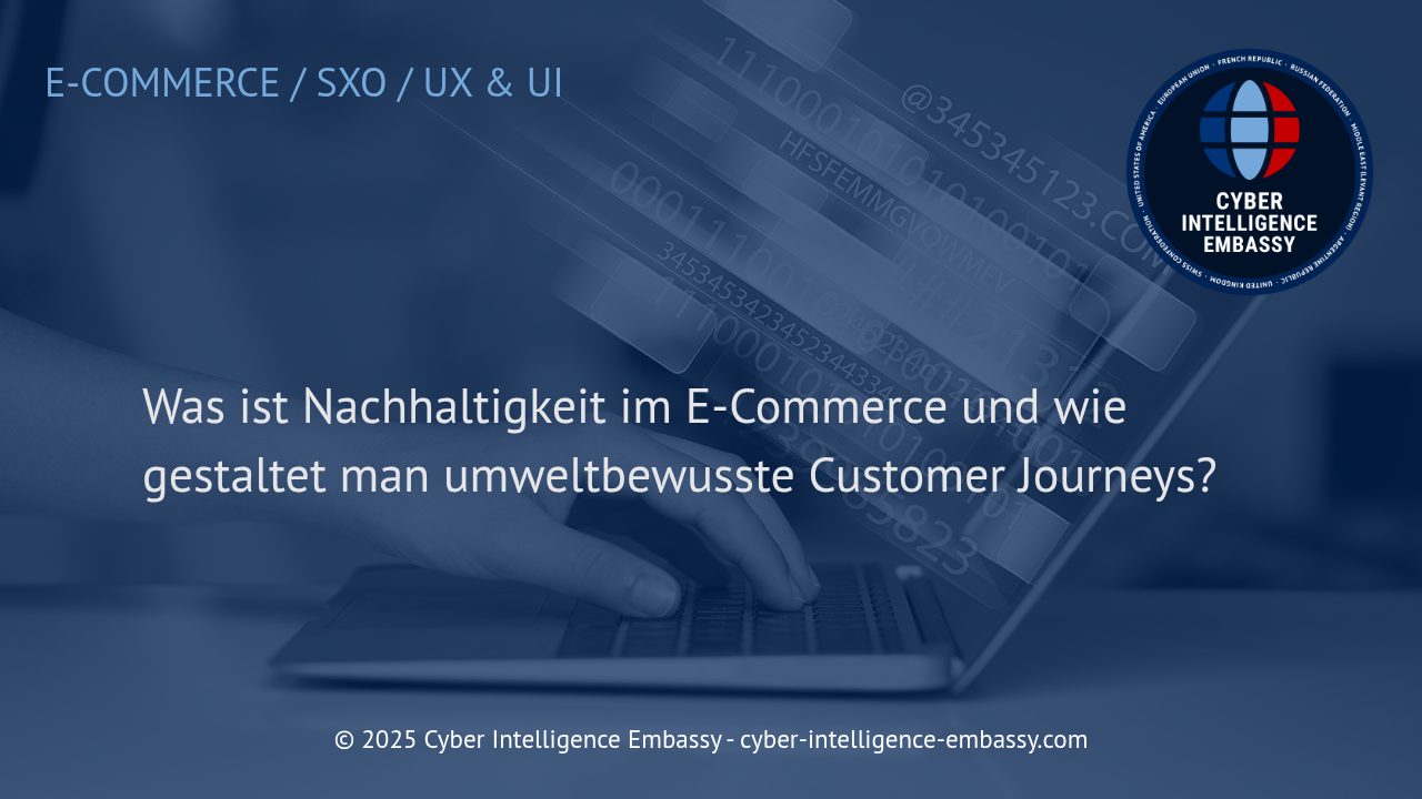 Nachhaltige Customer Journeys im E-Commerce: Chancen, Strategien und digitale Verantwortung