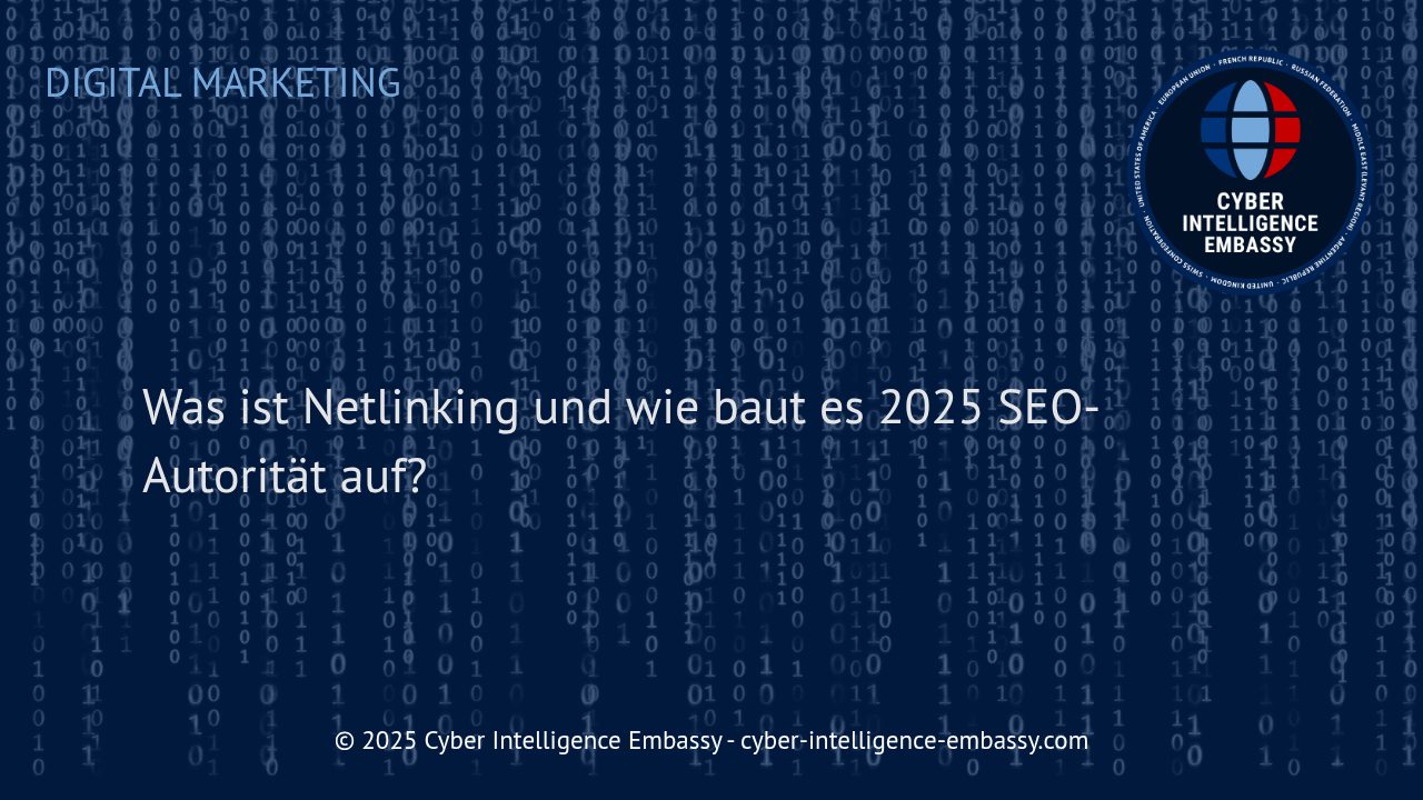 Netlinking 2025: Moderne Strategien zum Aufbau nachhaltiger SEO-Autorität