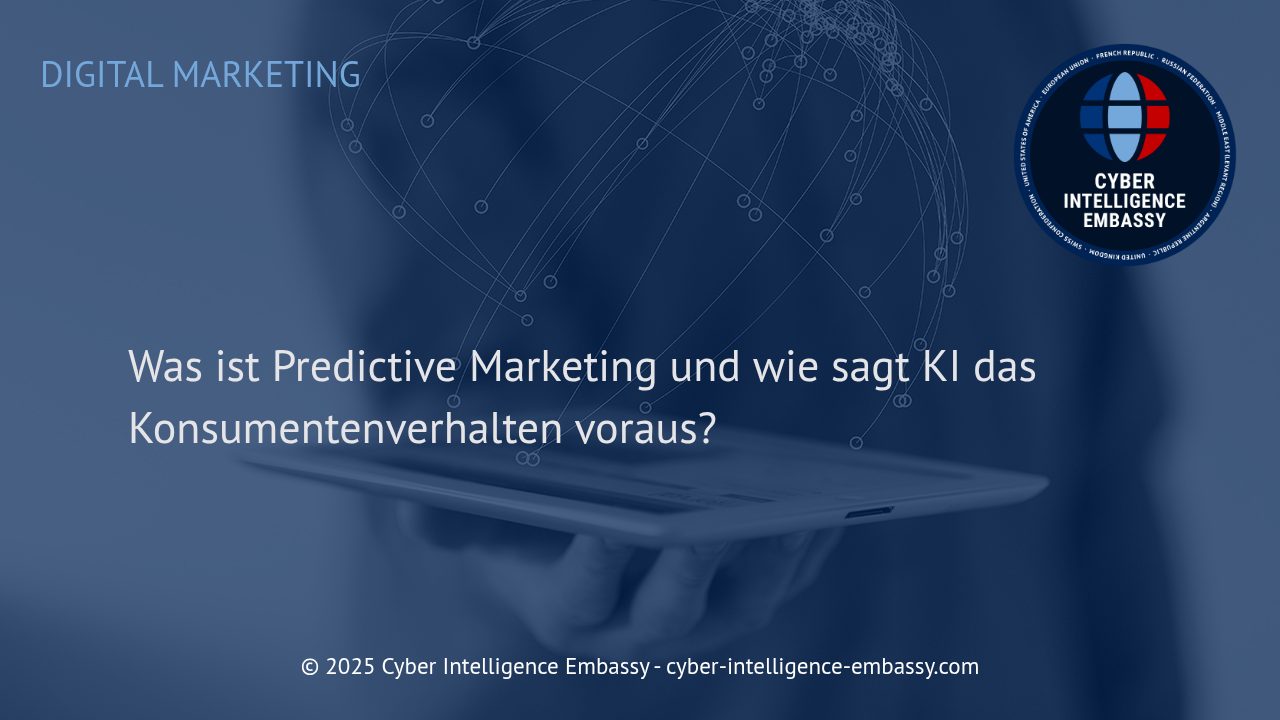 Predictive Marketing: Wie Künstliche Intelligenz das Konsumentenverhalten revolutioniert
