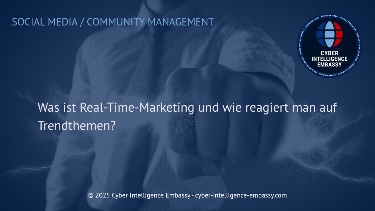 Real-Time-Marketing: Mit Trendthemen schnell und gezielt durchstarten