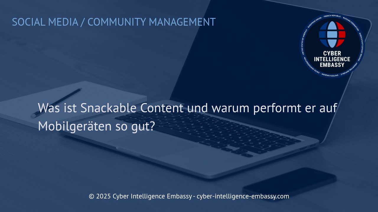 Snackable Content: Der Schlüssel zur erfolgreichen mobilen Nutzeransprache