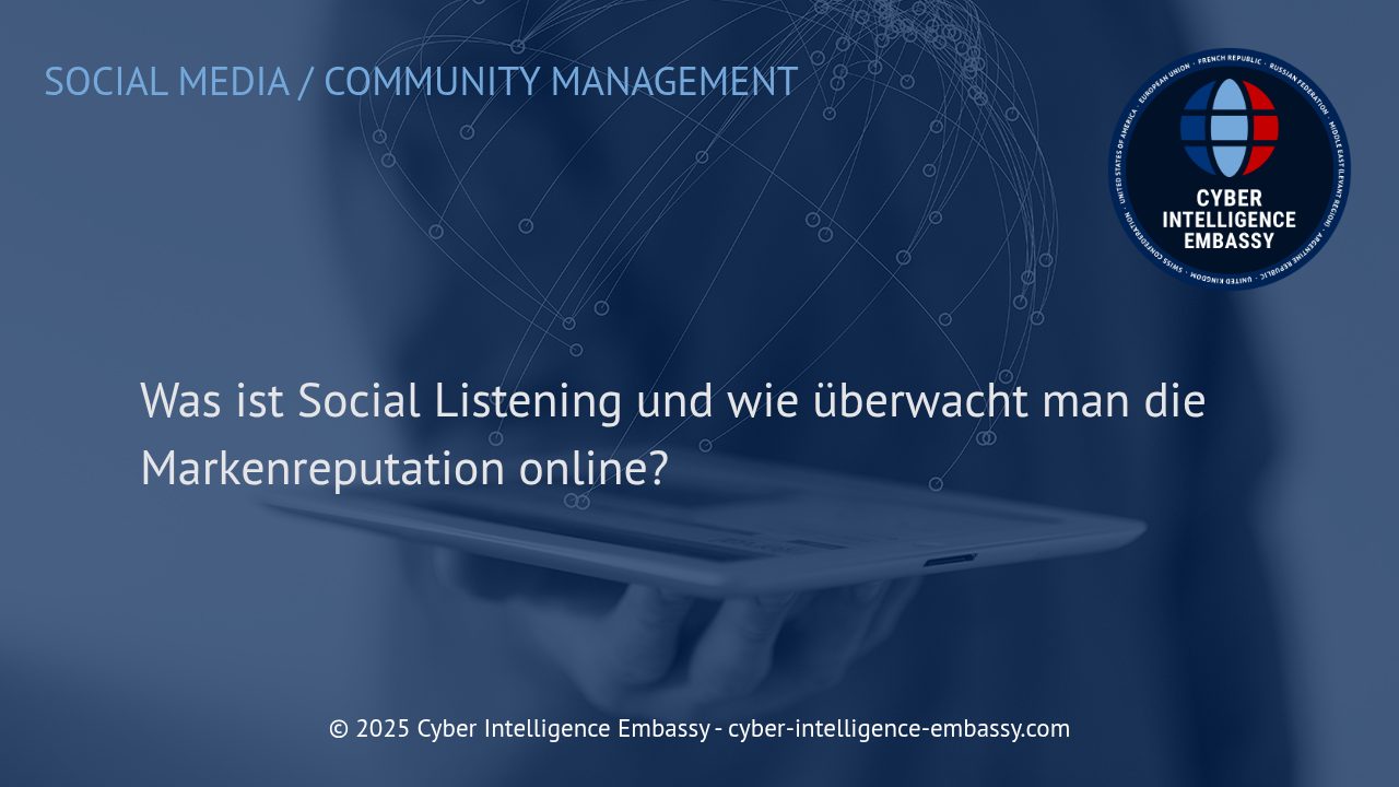 Social Listening: Strategien zur proaktiven Markenreputation im digitalen Zeitalter