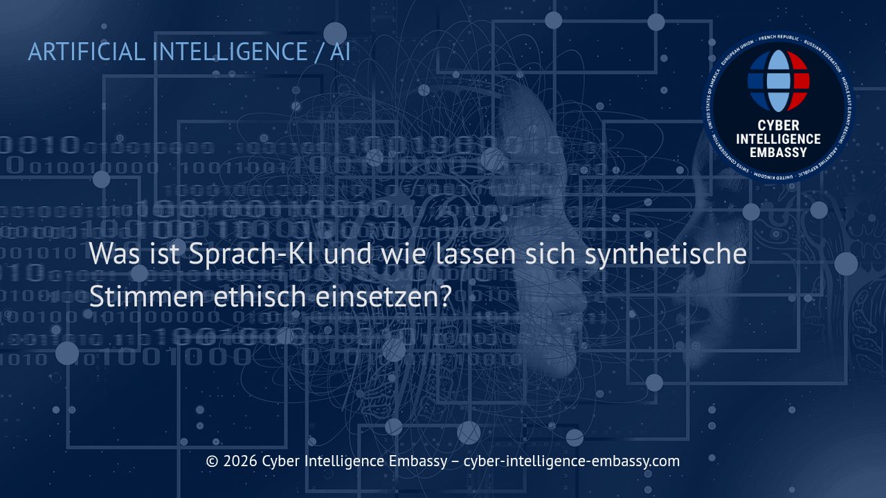 Was ist Sprach-KI und wie lassen sich synthetische Stimmen ethisch einsetzen?