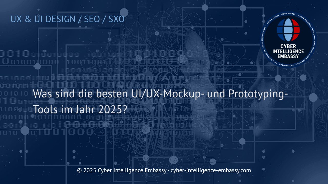UI/UX-Mockup- und Prototyping-Tools 2025: Die wichtigsten Werkzeuge für modernes digitales Design