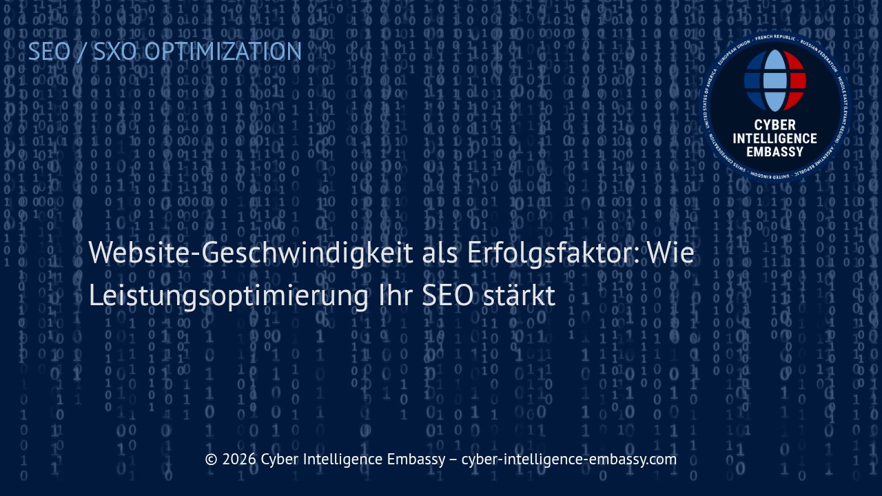 Website-Geschwindigkeit als Erfolgsfaktor: Wie Leistungsoptimierung Ihr SEO stärkt
