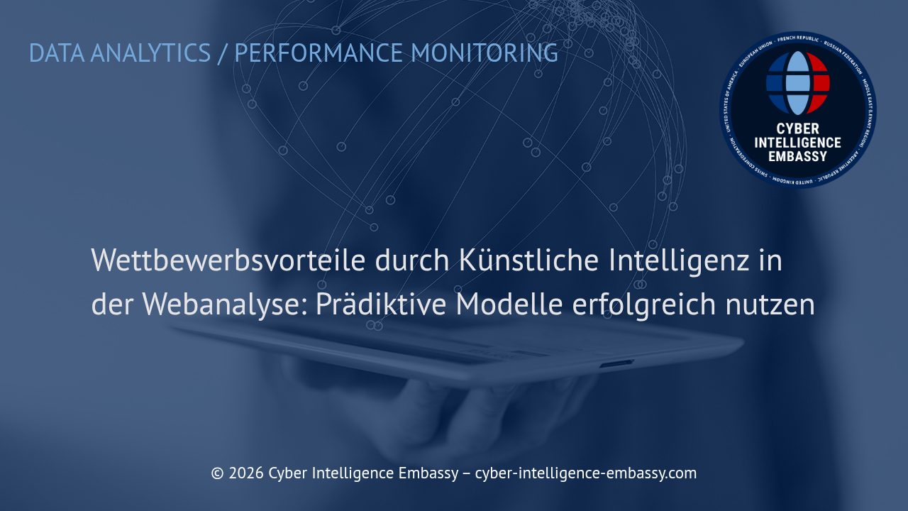 Wettbewerbsvorteile durch Künstliche Intelligenz in der Webanalyse: Prädiktive Modelle erfolgreich nutzen