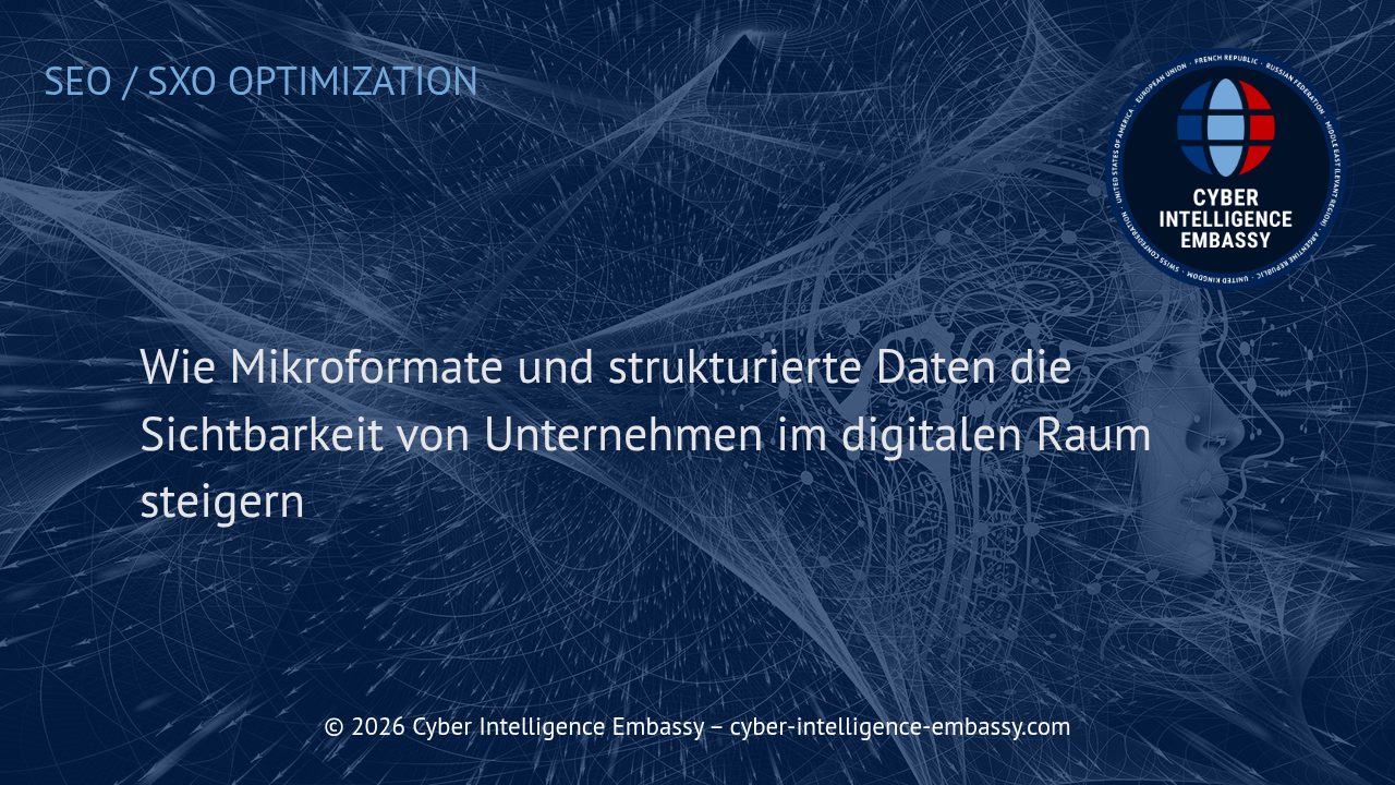 Wie Mikroformate und strukturierte Daten die Sichtbarkeit von Unternehmen im digitalen Raum steigern