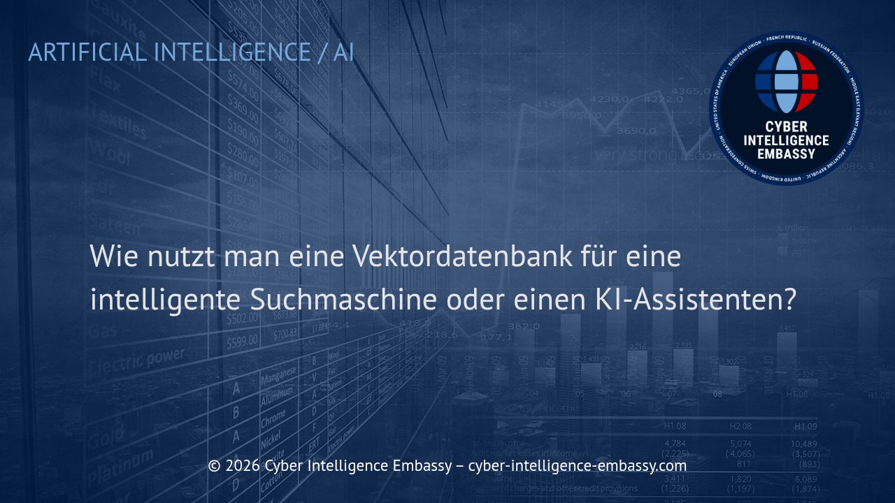Wie nutzt man eine Vektordatenbank für eine intelligente Suchmaschine oder einen KI-Assistenten?