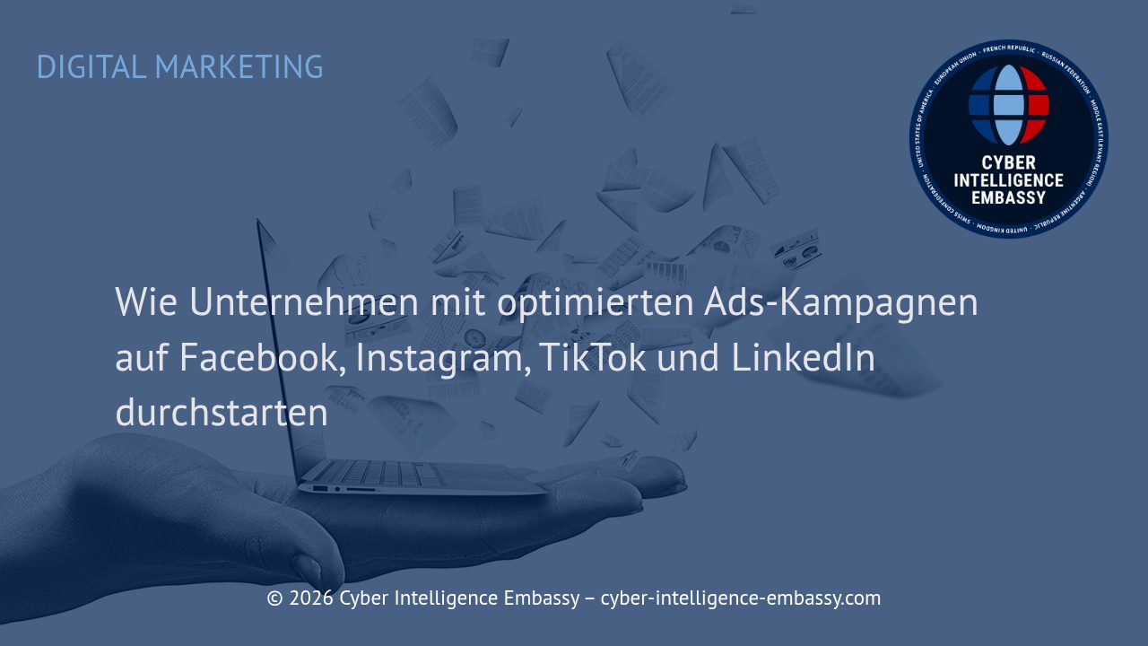 Wie Unternehmen mit optimierten Ads-Kampagnen auf Facebook, Instagram, TikTok und LinkedIn durchstarten