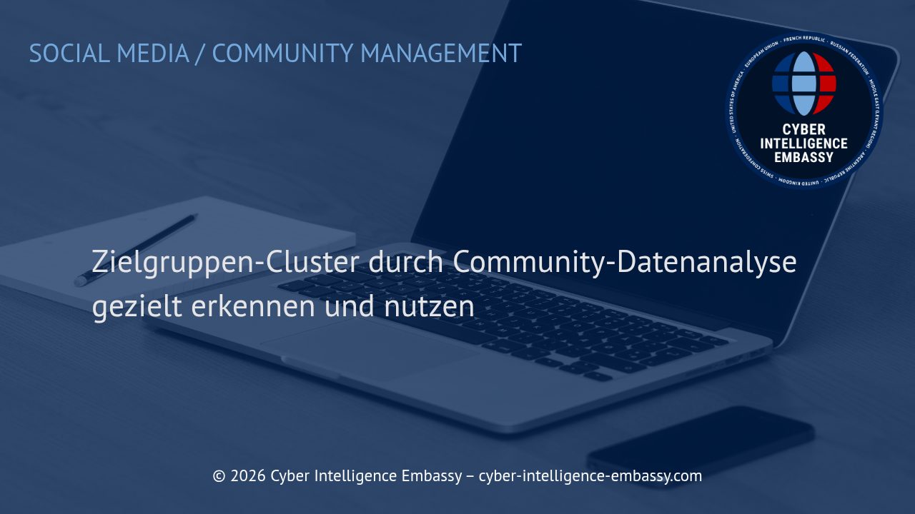Zielgruppen-Cluster durch Community-Datenanalyse gezielt erkennen und nutzen