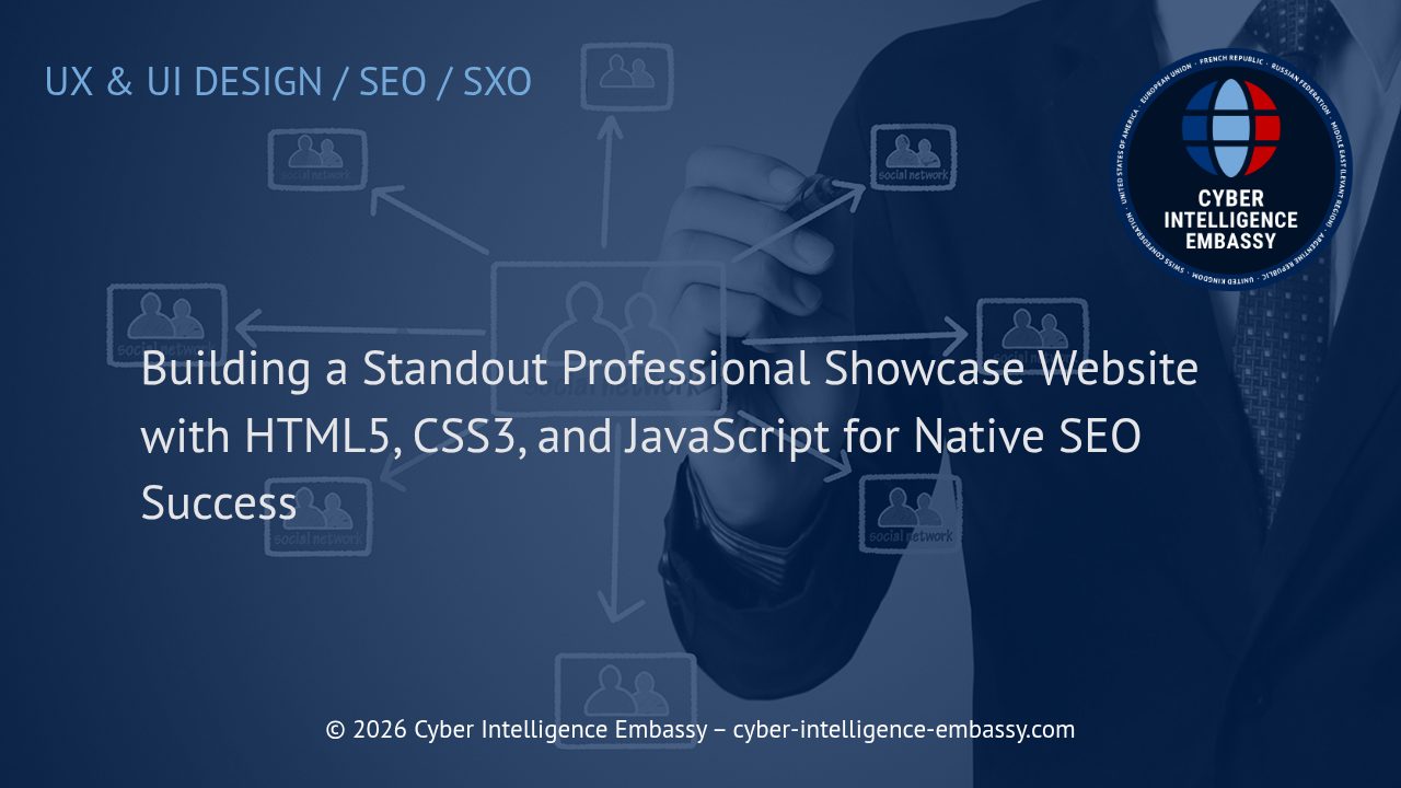 Building a Standout Professional Showcase Website with HTML5, CSS3, and JavaScript for Native SEO Success
