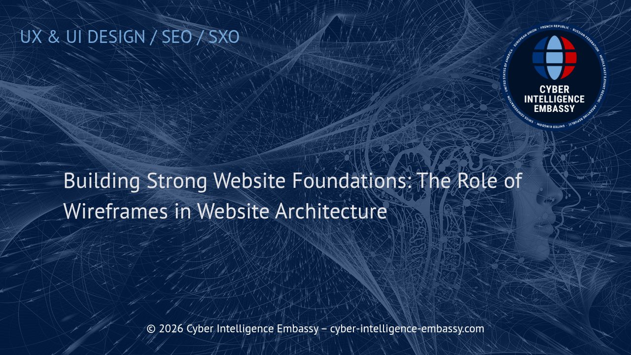 Building Strong Website Foundations: The Role of Wireframes in Website Architecture