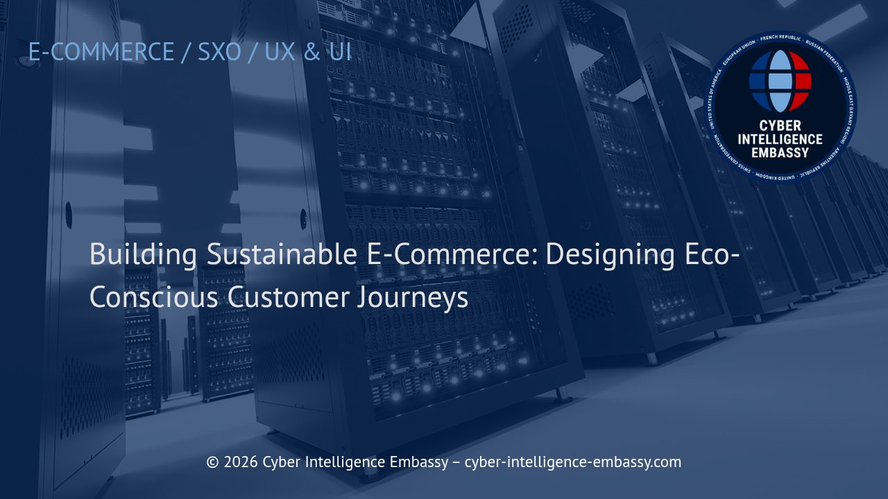 Building Sustainable E-Commerce: Designing Eco-Conscious Customer Journeys